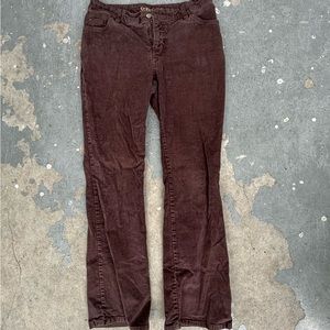 St. John’s Bay Petite Chocolate Corduroy Bootcut Pants🤎